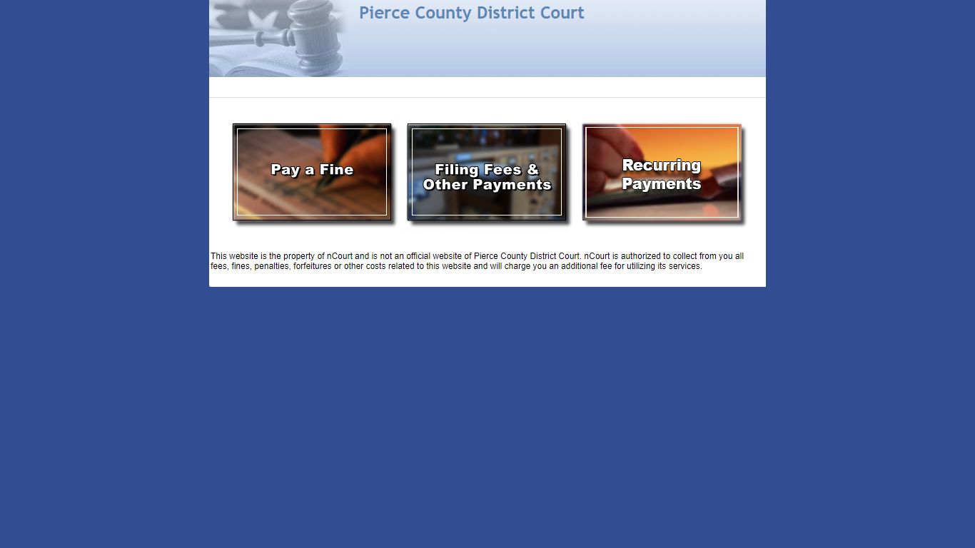 Online Payments - nCourt