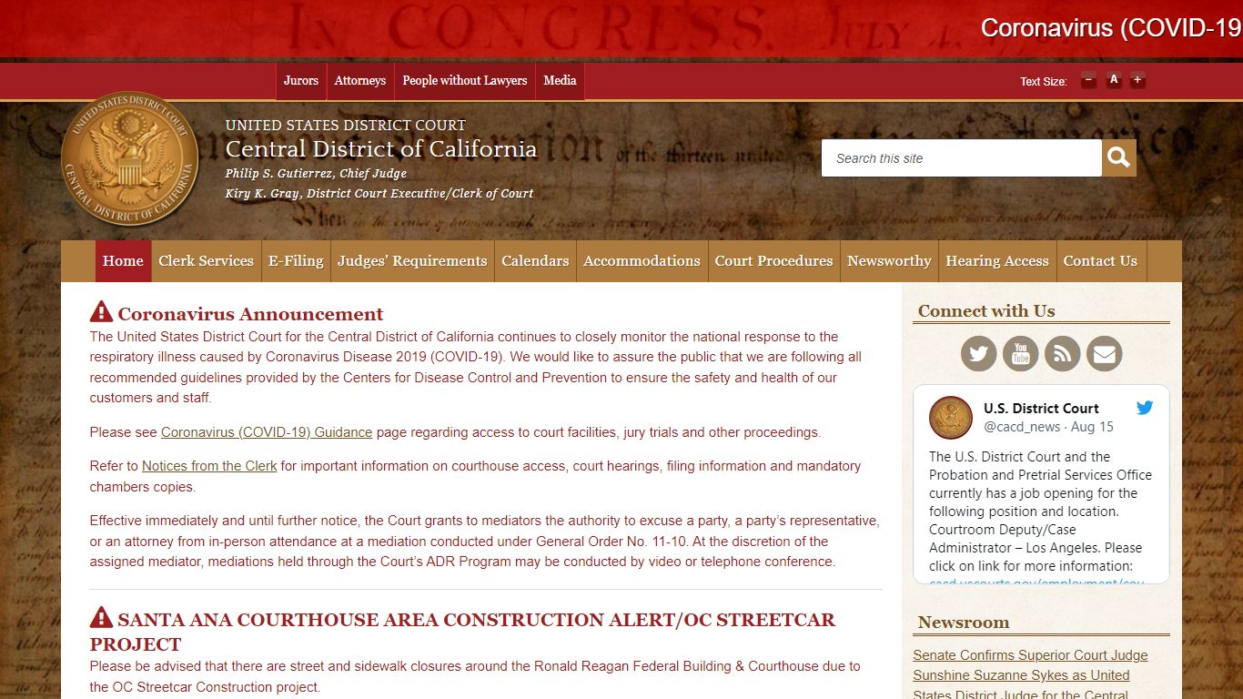 Central District of California | United States District Court